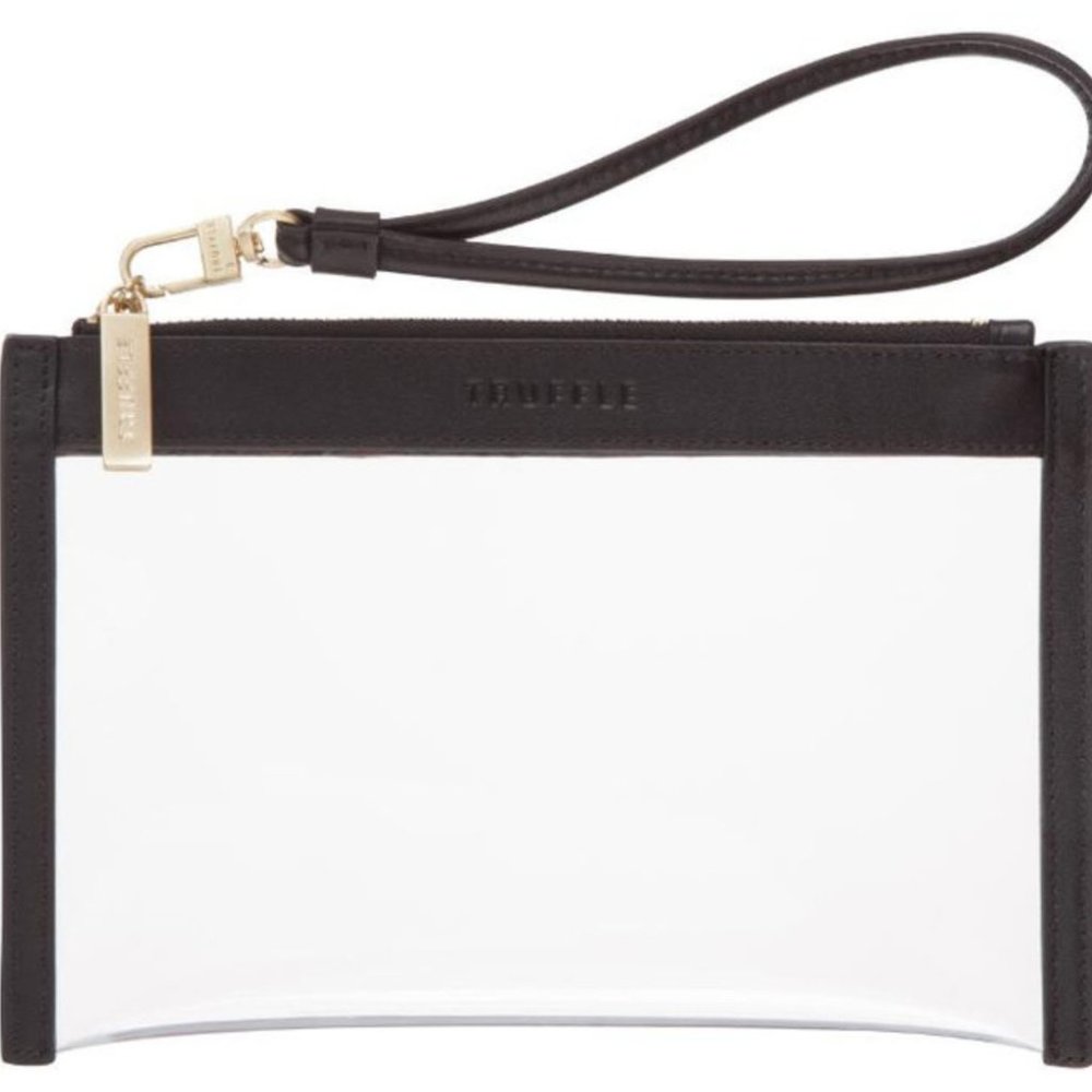 TRUFFLE Clarity Clear Wristlet